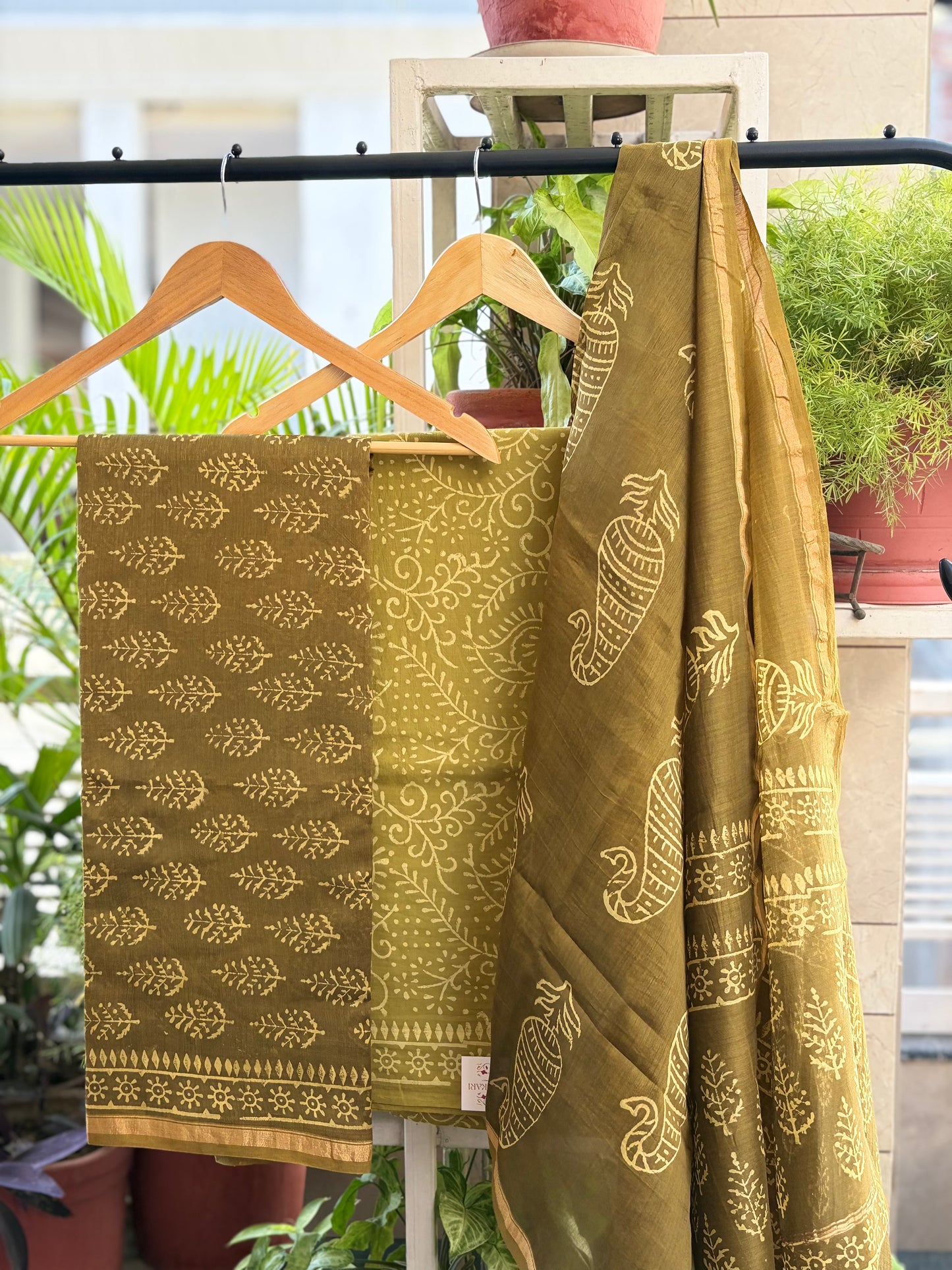 Chanderi Silk Suit