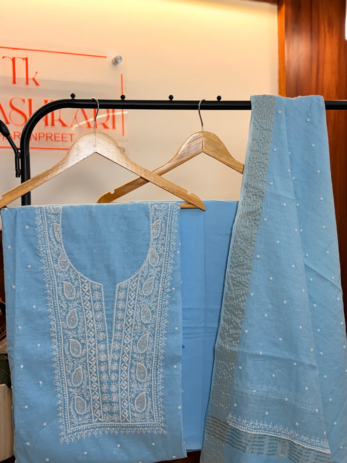 Mul Chanderi Suit