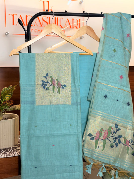 Mul Chanderi Suit