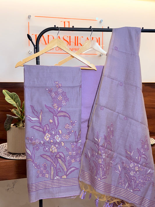 Mul Chanderi Suit