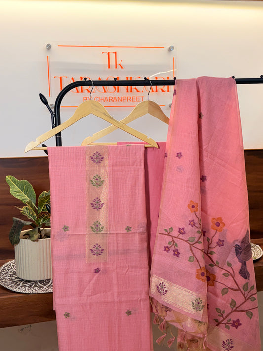 Mul Chanderi Suit