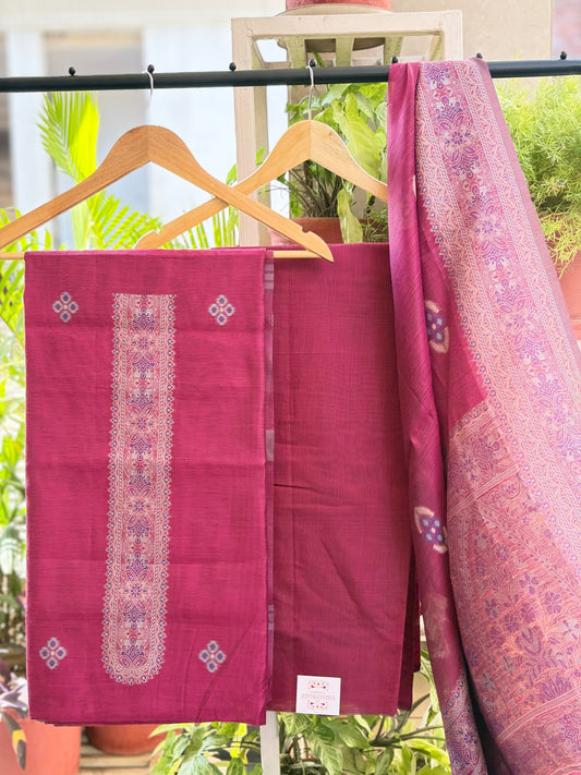 Mul Chanderi Suit
