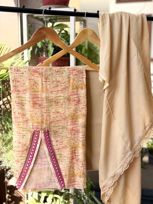 Mul Chanderi Suit