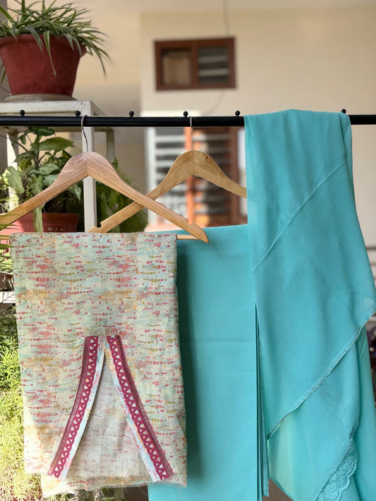 Mul Chanderi Suit