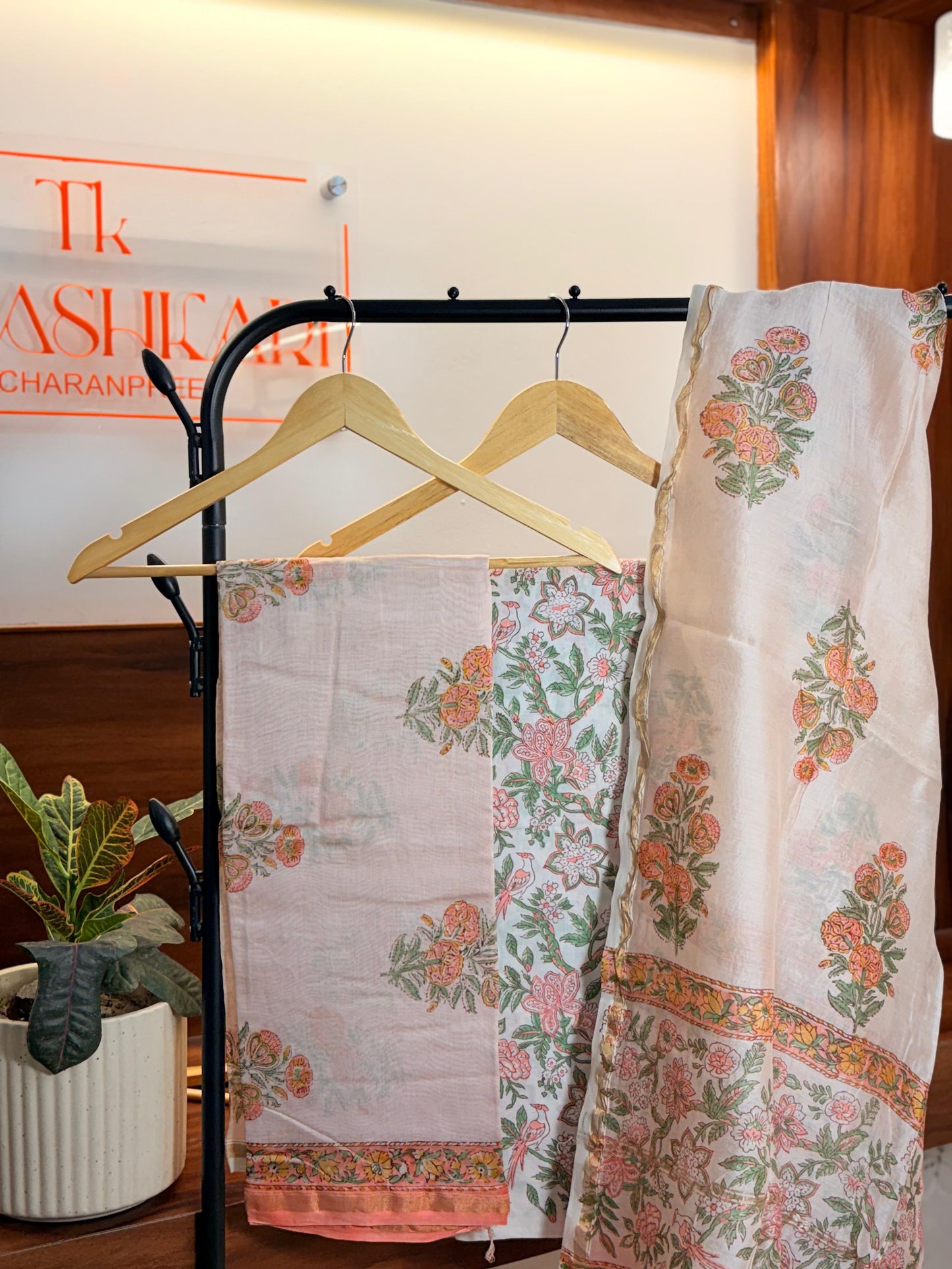 Chanderi Silk Suit