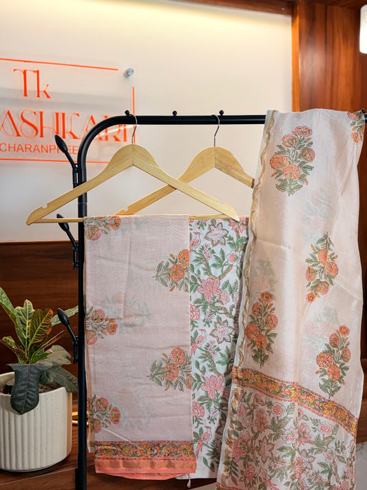 Chanderi Silk Suit