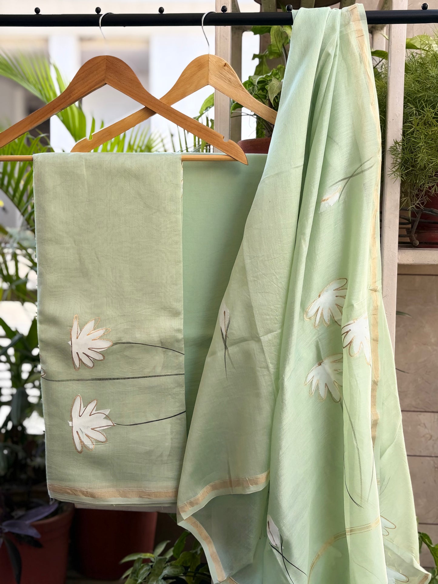 Chanderi Silk Suit