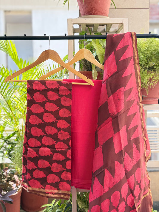 Chanderi Silk Suit